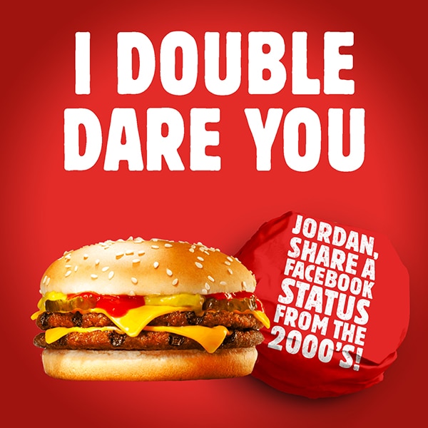Gravity Sucks Design - Burger King Whopper Dares Campaign Design